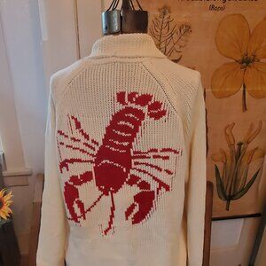 Lobster Cardigan Sweater